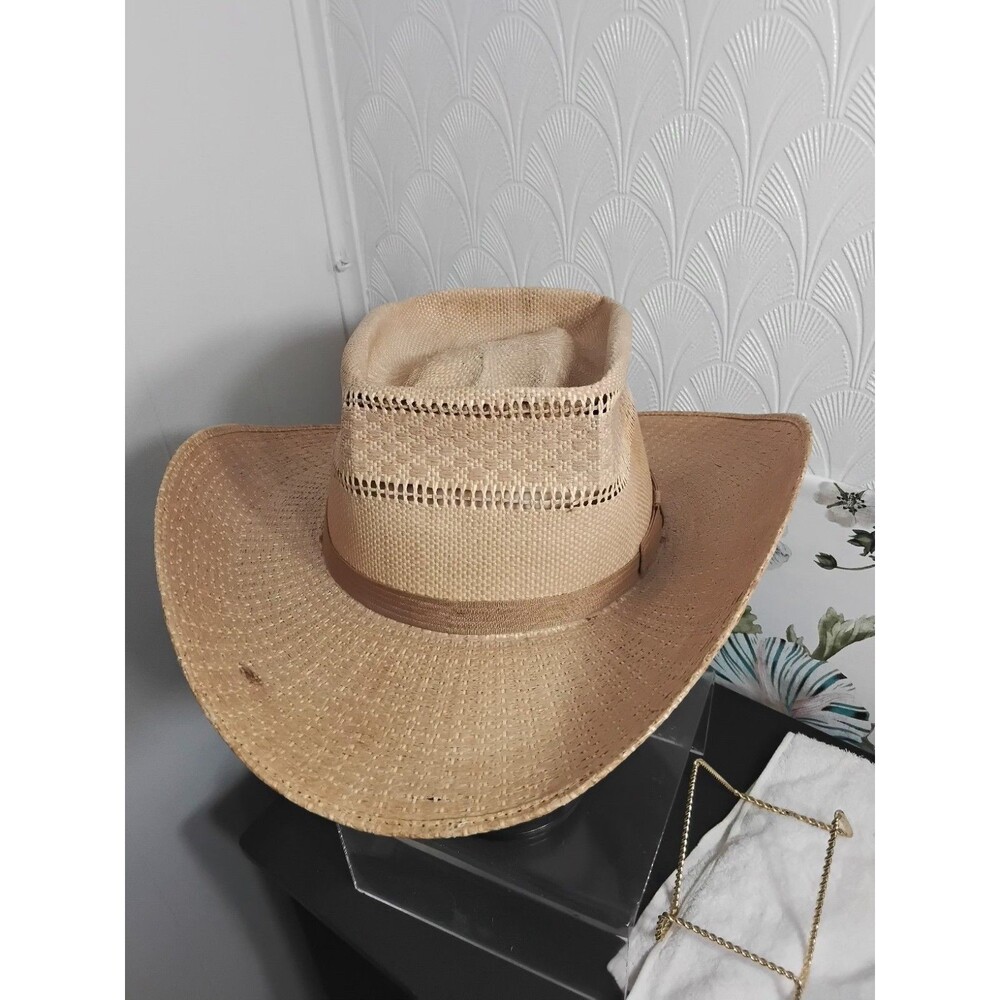 Bailey Square Top Straw cowboy hat 7 1/4